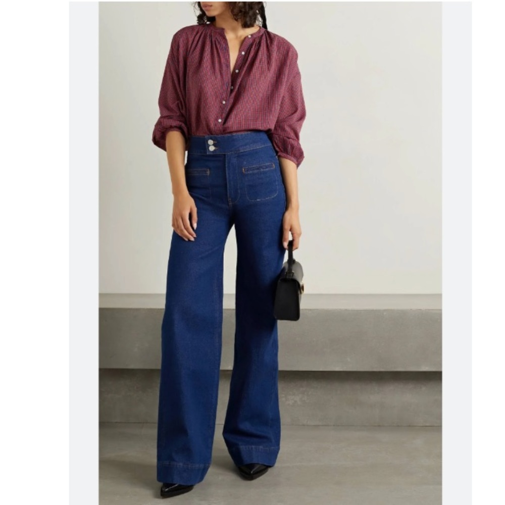 Doen Jane Checked Cotton Blouse